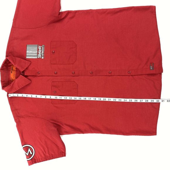 00's Slipknot Barcode Metal Band Button Up Shirt - Picture 4 of 9